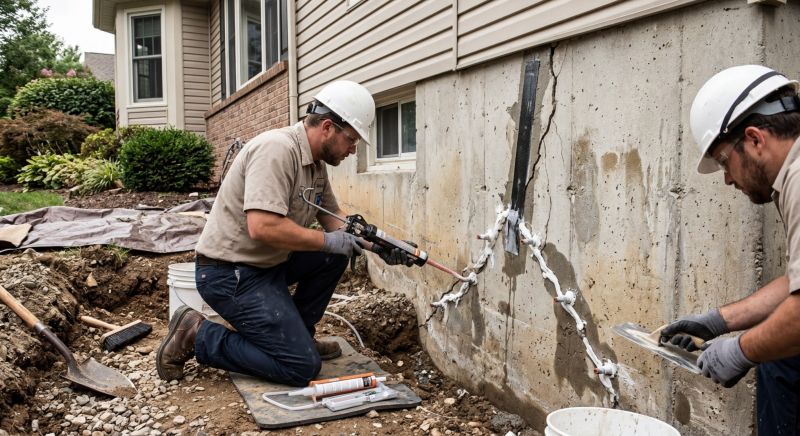 Foundation Crack Sealing in Fort Collins, CO
