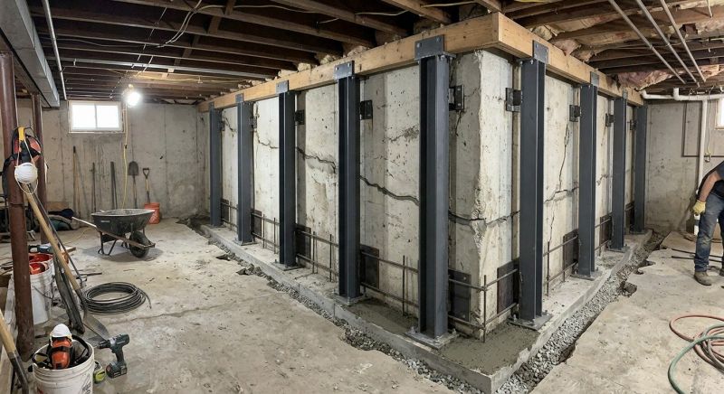 Basement Stabilization in Fort Collins, CO