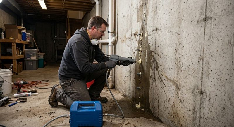 Foundation Crack Sealing in Fort Collins, CO