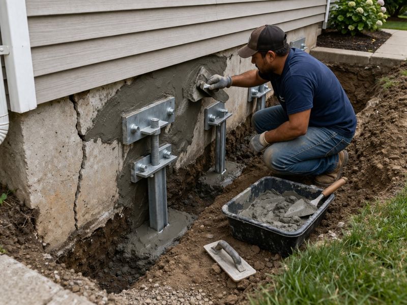 Foundation Pier Repair in Greenville, SC