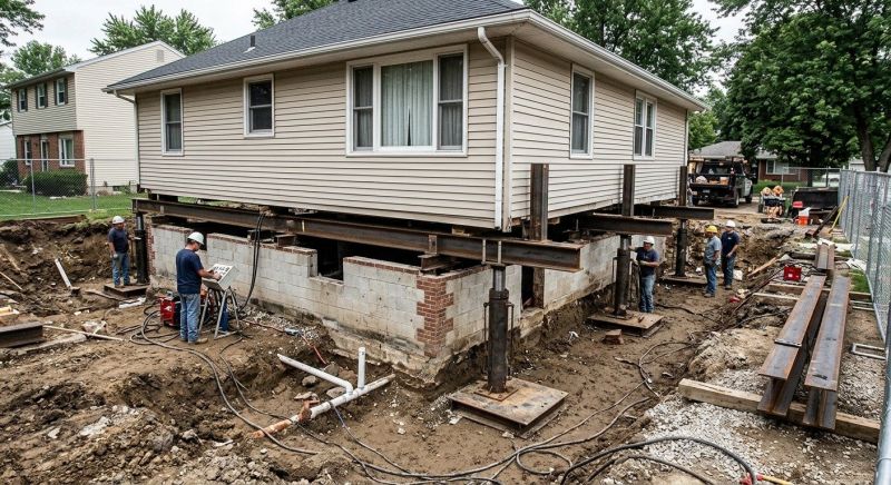 Sinking Foundation Lifting in Sarasota, FL